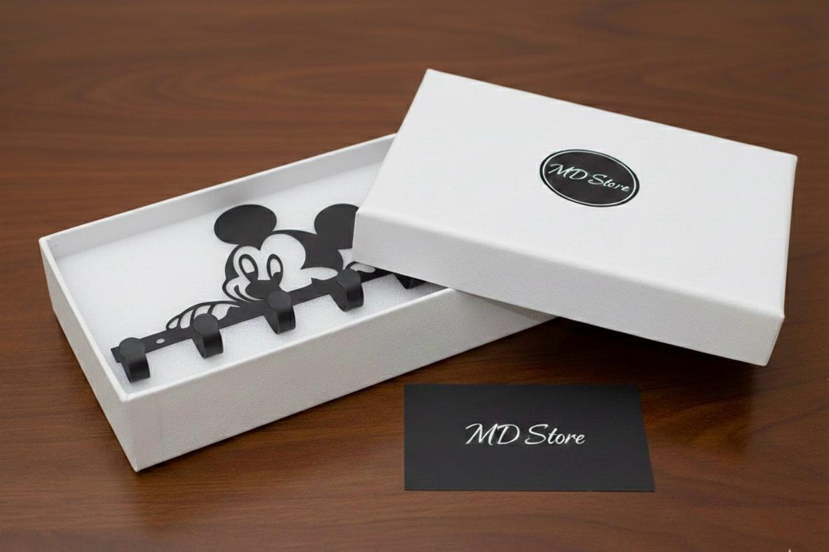 Mickey Mouse Metal Key Holder - Premium Wall Mounted Organizer
